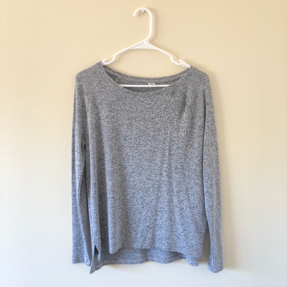 old navy grey sweater
